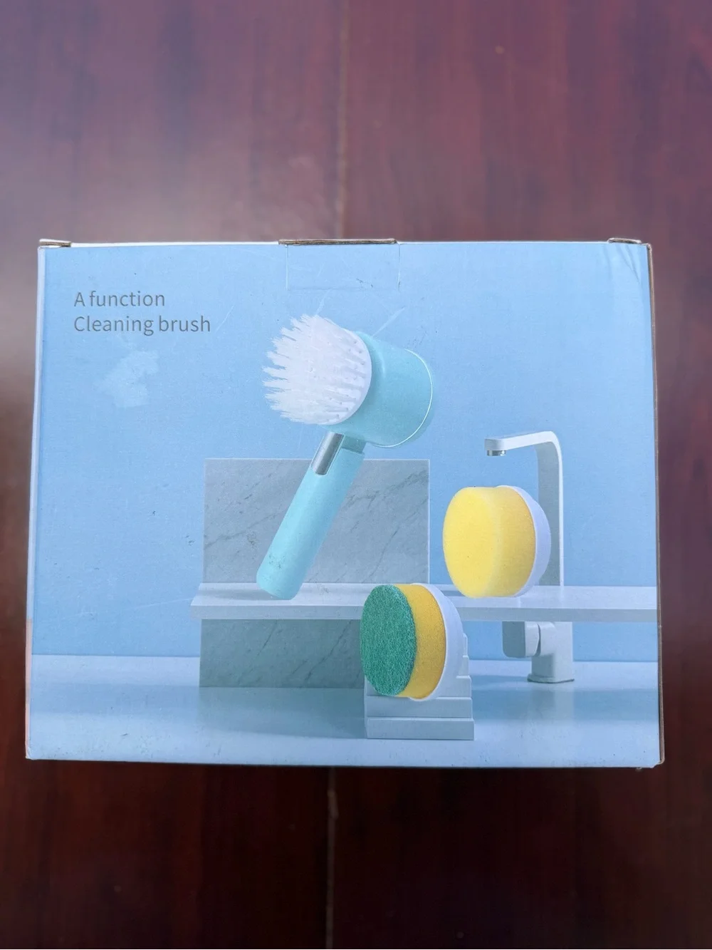 Electric Spin Scrubber Cordless Dish Washing Brush Kitchen Cleaning Power Tool